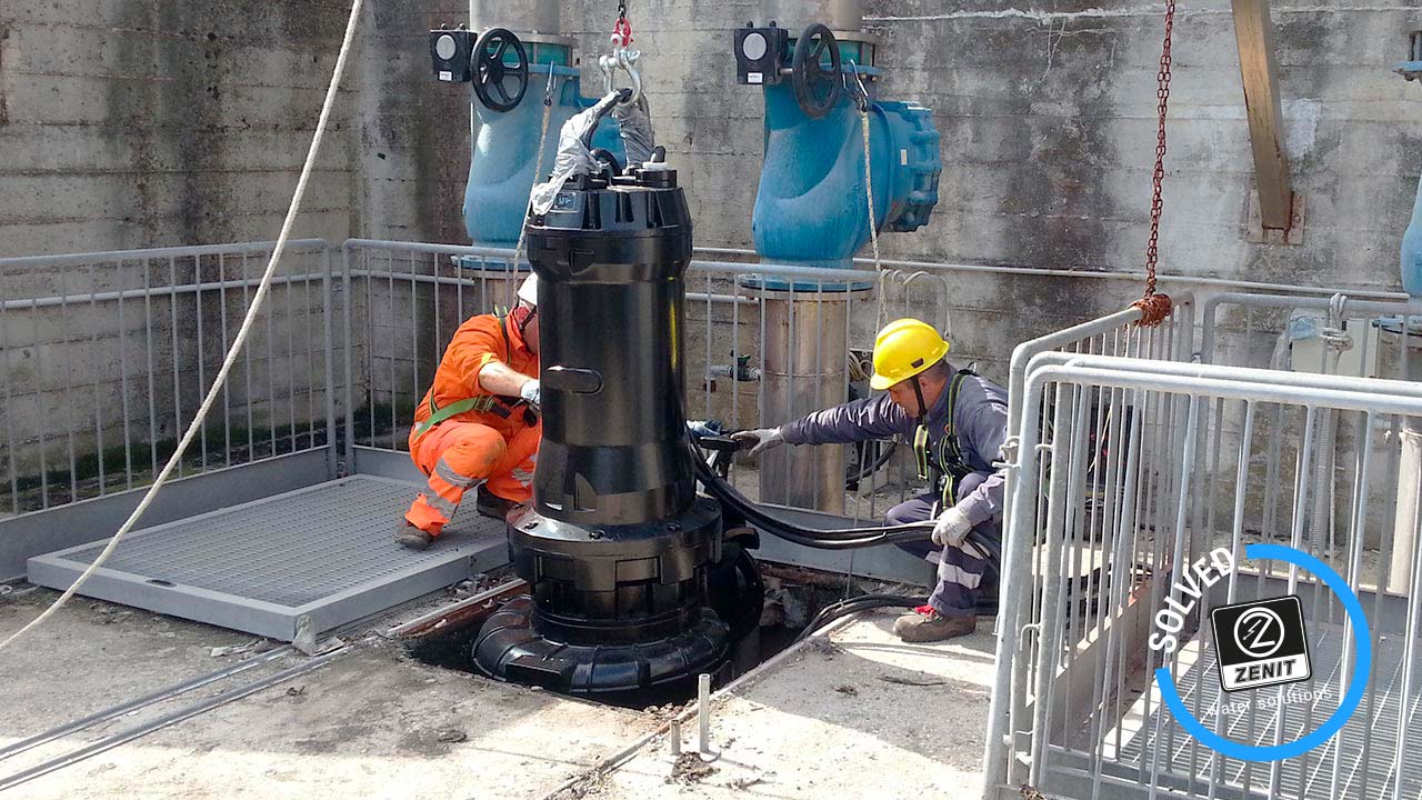 Zenit italy wastewater lifting references civitanova marche