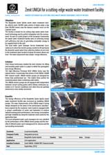 case history Zenit UNIQA for a cutting edge waste water treatment facility