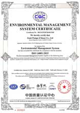 ISO-14001 - Zenit Pumps China