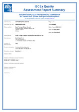 Serie blue-bluePRO (IECEx) - QAR IECEx, Zenit Pumps China - Rapporto di valutazione della qualità 