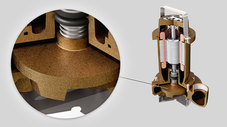 Zenit Bronze Special Alloy Series electric submersible pump impeller