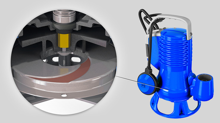 Zenit blue Series electric submersible pump anti clogging system