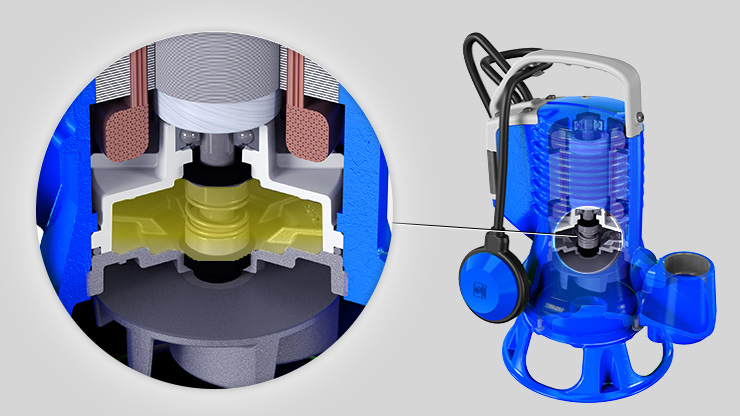 Zenit blue Series electric submersible pump oil chamber