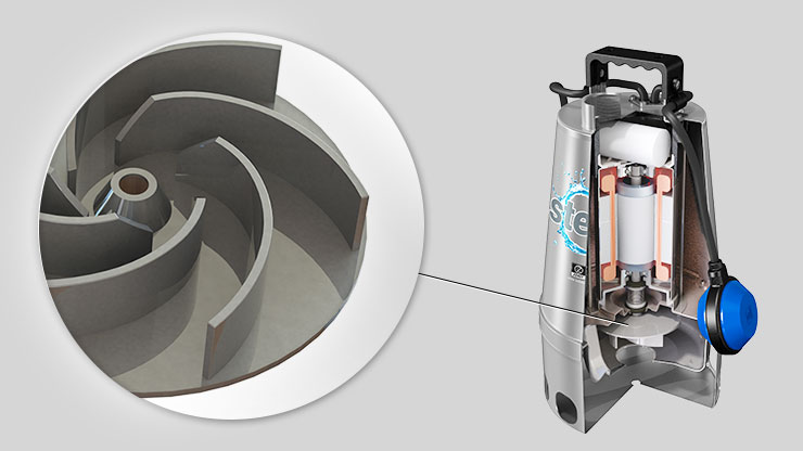 Zenit Steel Series electric submersible pump impeller