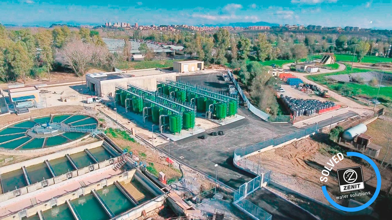 zenit italy references wastewater lifting municipal plant acea