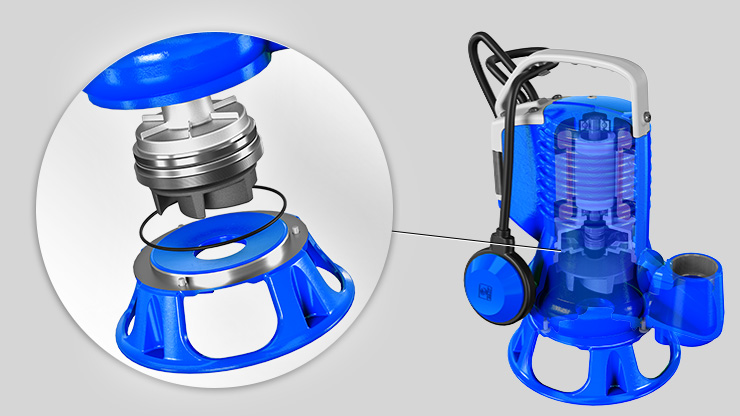 facile manutenzione elettropompe sommergibili Zenit Serie blue