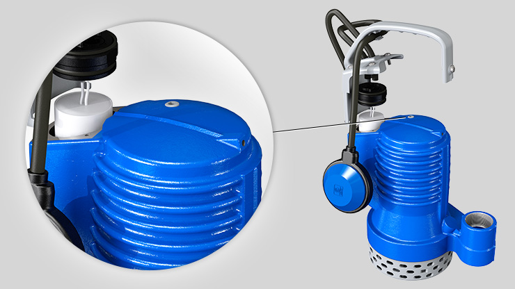 test di pressione elettropompe sommergibili Zenit Serie blue