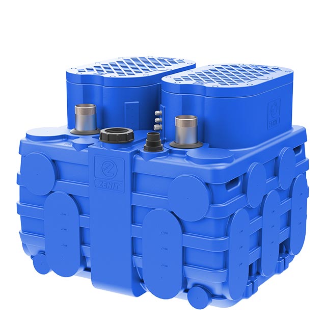 Stazioni di sollevamento Zenit Serie blueBOX 500 litri