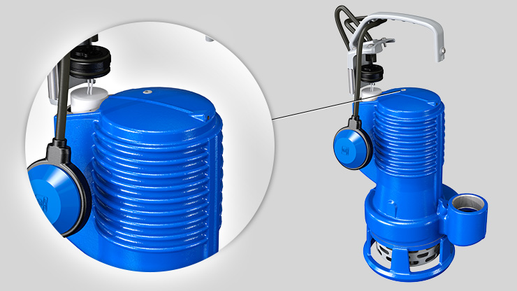 test di pressione elettropompe sommergibili Zenit Serie bluePRO