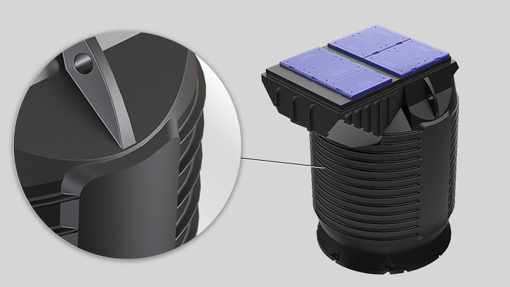 stazioni di sollevamento Zenit liftBOX serbatoio robusto